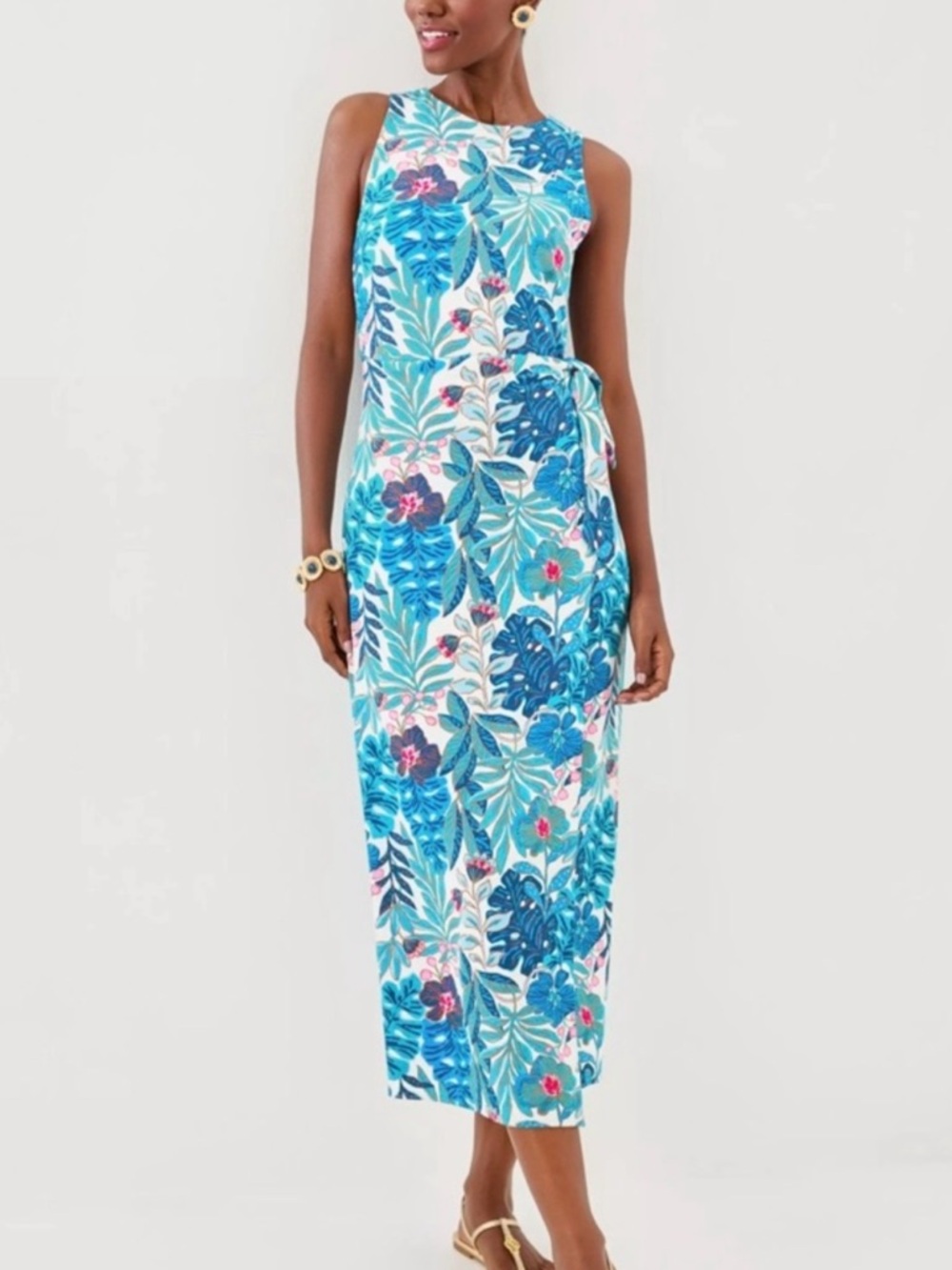 {Lilly Pulitzer} Brand New Estela Midi Dress - Picture 2 of 5